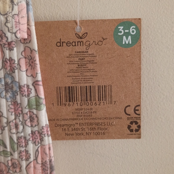 Floral Kids Pajamas - Picture 4 of 4